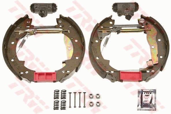 GSK1551 TRW Brake shoes with cylinders, set