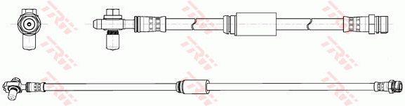 TRW PHD1163 Brake Hose PHD1163