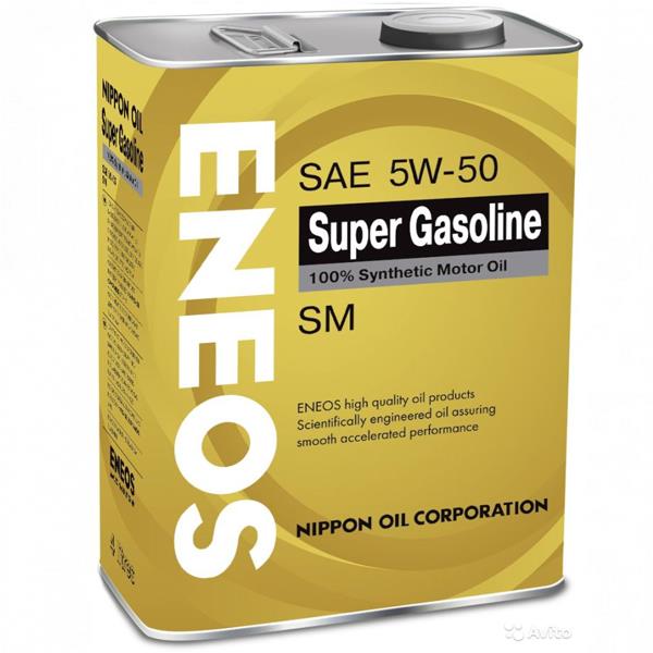 Eneos 8801252021940 Engine oil Eneos Super Gasoline Synthetic 5W-50, 4L 8801252021940