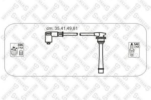 Spark plug leads KIA Ceed (Kia Ceed): 1038412SX Stellox Ignition lead set