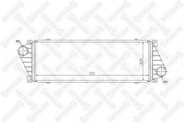 Stellox 81-10855-SX Intercooler, charger 8110855SX