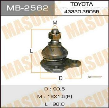 Masuma MB-2582 Ball joint MB2582