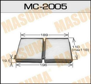 Masuma MC-2005 Filter, interior air MC2005