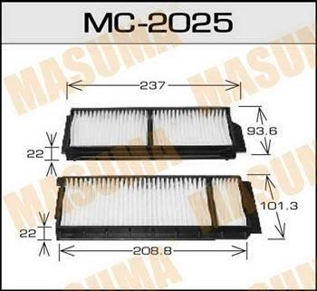 Masuma MC-2025 Filter, interior air MC2025