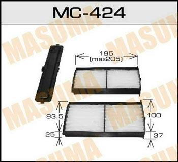 Masuma MC-424 Filter, interior air MC424