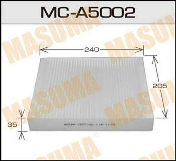 Masuma MC-A5002 Filter, interior air MCA5002