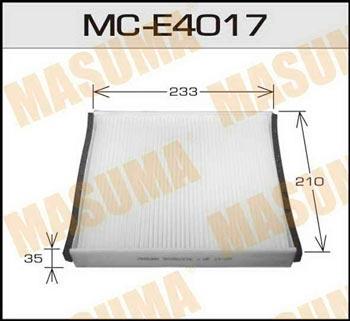 Masuma MC-E4017 Filter, interior air MCE4017