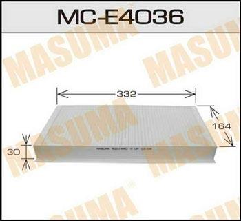 Masuma MC-E4036 Filter, interior air MCE4036