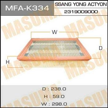 Masuma MFA-K334 Air filter MFAK334