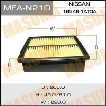 Masuma MFA-N210 Air filter MFAN210