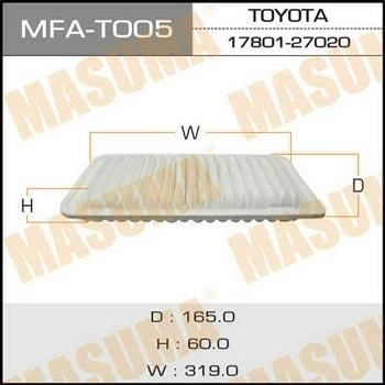 Masuma MFA-T005 Air filter MFAT005