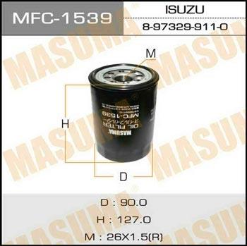 Masuma MFC-1539 Oil Filter MFC1539