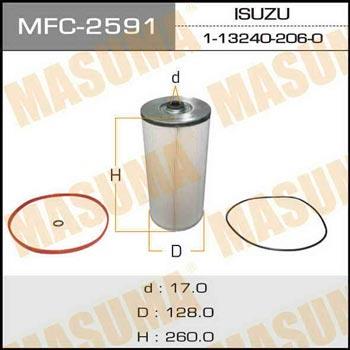 Masuma MFC-2591 Oil Filter MFC2591