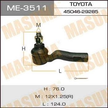 Masuma ME-3511 Tie Rod End ME3511