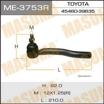 Masuma ME-3753R Tie rod end right ME3753R