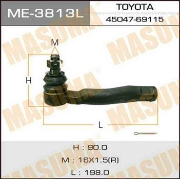 Masuma ME-3813L Tie rod end left ME3813L