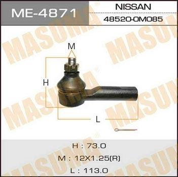 Masuma ME-4871 Tie rod end ME4871