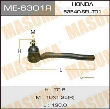 Masuma ME-6301R Tie rod end right ME6301R