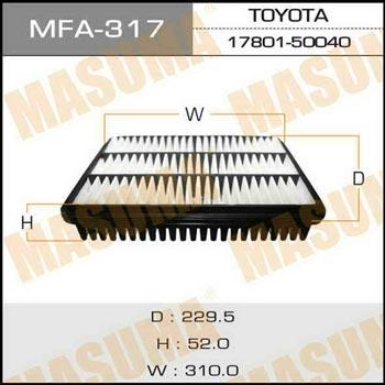 Masuma MFA-317 Air filter MFA317