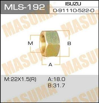 Masuma MLS-192 Nut MLS192