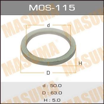 Masuma MOS-115 Front exhaust pipe MOS115