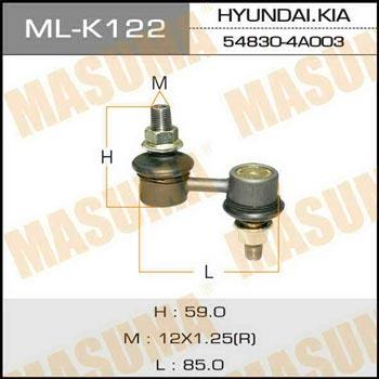 Masuma ML-K122 Front stabilizer bar MLK122