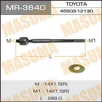 Masuma MR-3640 Inner Tie Rod MR3640
