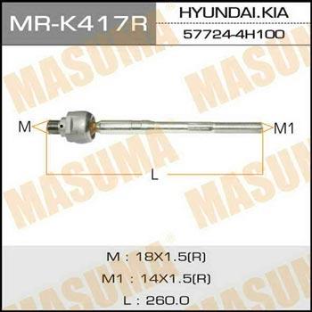 Masuma MR-K417R Inner Tie Rod MRK417R