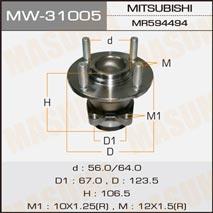 Masuma MW-31005 Wheel Bearing Kit MW31005