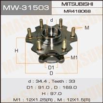 Masuma MW-31503 Wheel Bearing Kit MW31503