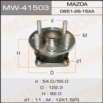 Masuma MW-41503 Wheel hub with rear bearing MW41503