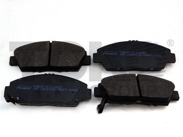 Toko T2111037 Front disc brake pads, set T2111037