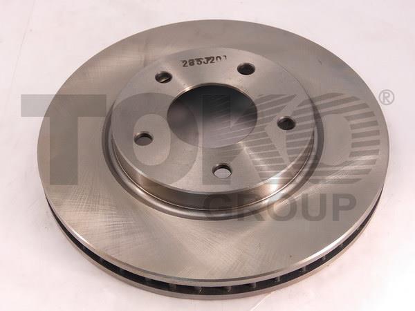 Toko T2313070 Front brake disc ventilated T2313070