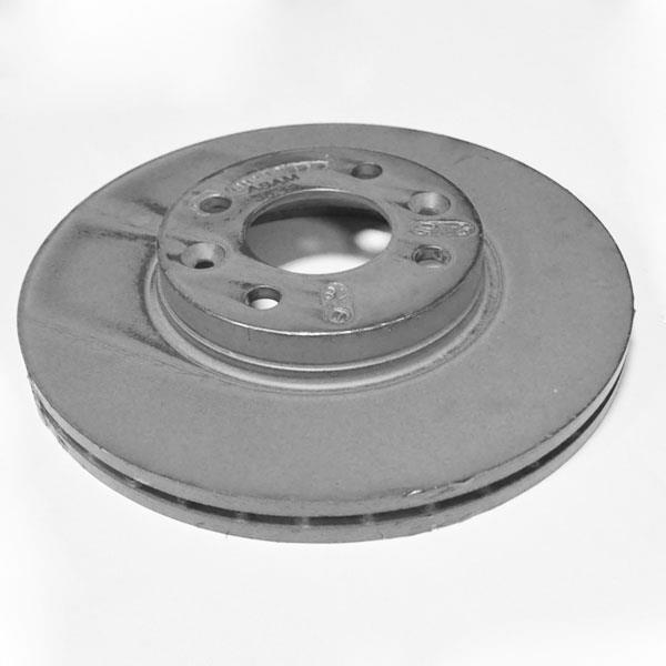 ASAM 30883 Front brake disc ventilated 30883