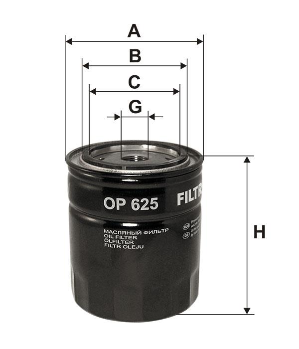Oil Filter Filtron OP 625