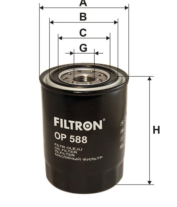Oil Filter Filtron OP 588