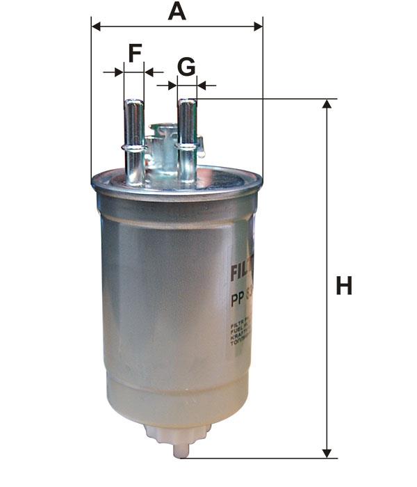 Fuel filter Filtron PP 838&#x2F;5