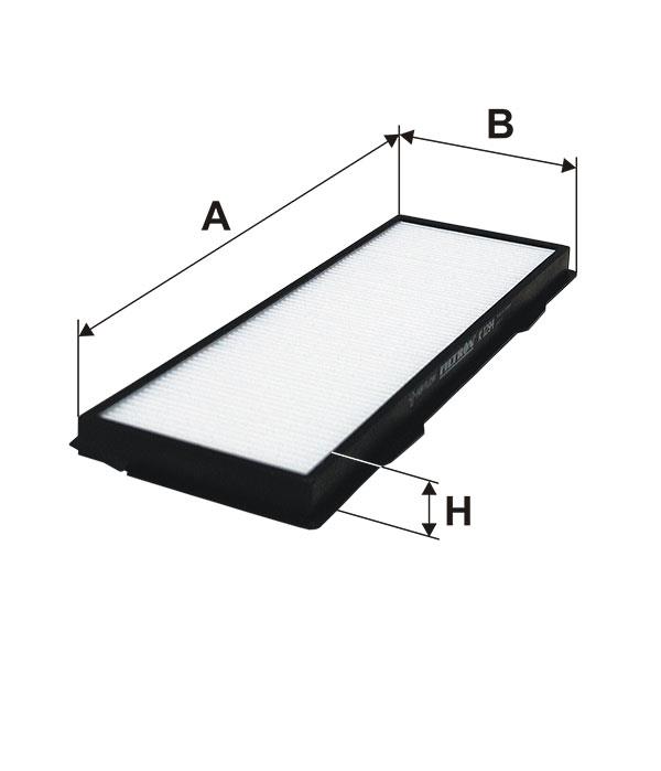 Filter, interior air Filtron K 1294