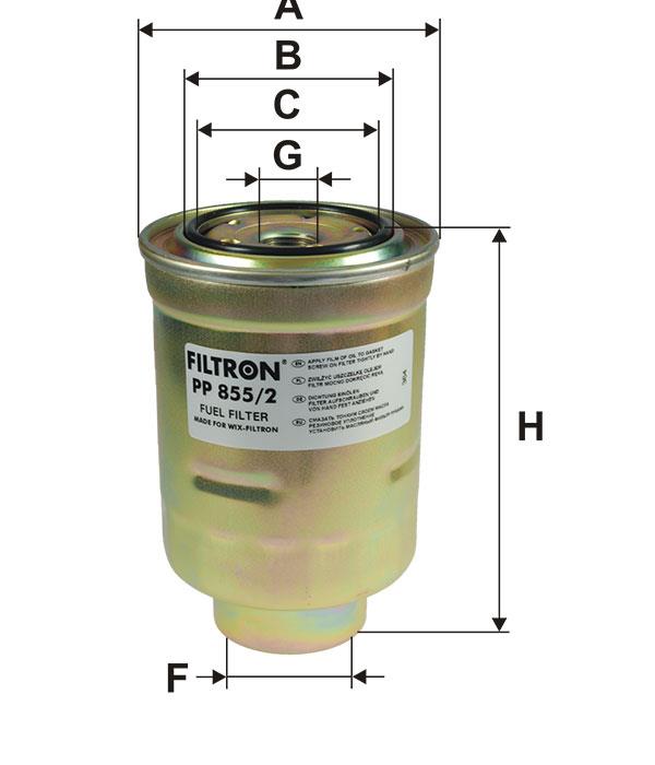 Fuel filter Filtron PP 855&#x2F;2
