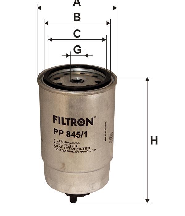 Fuel filter Filtron PP 845/1