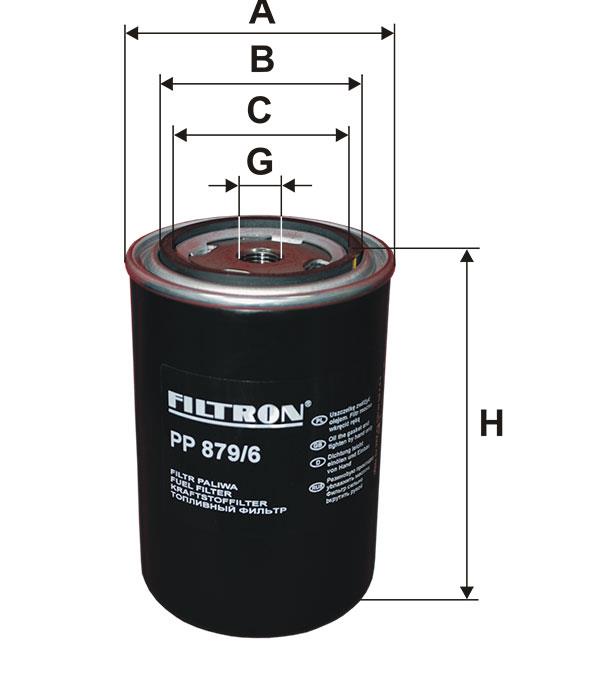 Fuel filter Filtron PP 879/6