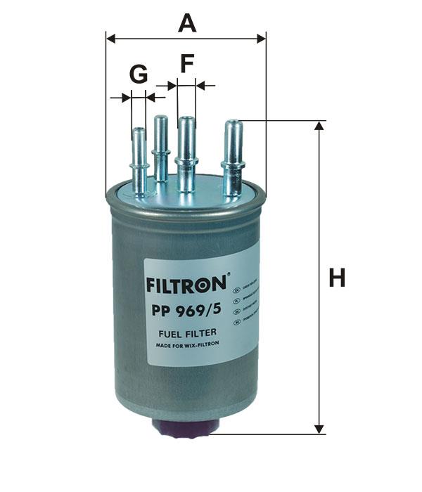Fuel filter Filtron PP 969/5