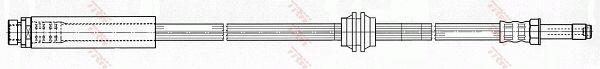 TRW PHB509 Brake Hose PHB509 PHB509 TRW Brake Hose