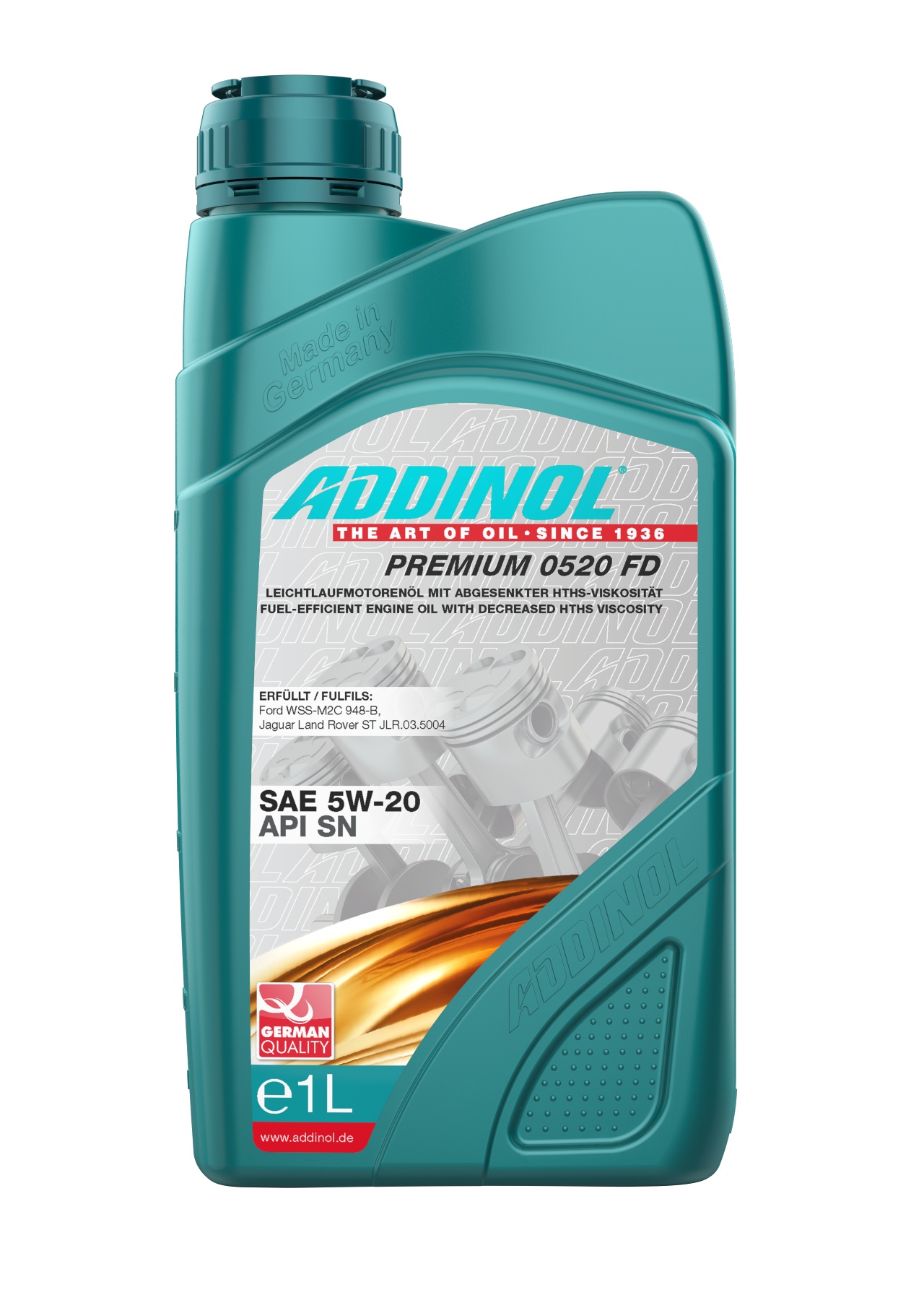 Addinol 4014766074393 Engine oil Addinol Premium 0520 FD 5W-20, 1L 4014766074393