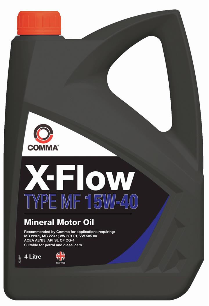 Comma XFMF4L Engine oil Comma X-Flow Type MF 15W-40, 4 l XFMF4L