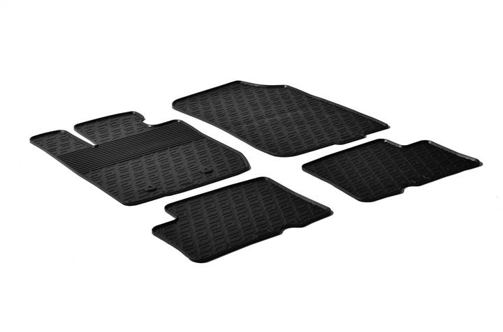 GledRing 0173 Interior mats GledRing rubber black for Renault Duster (2010-2015) 0173