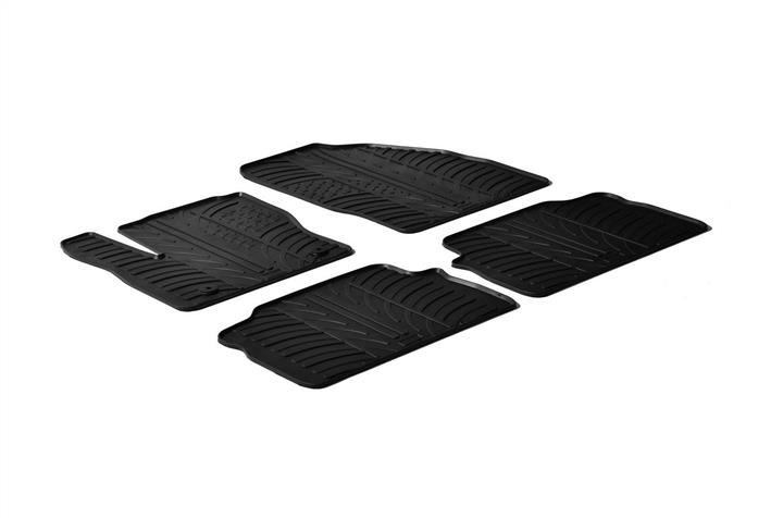 GledRing 0288 Interior mats GledRing rubber black for Ford Kuga (2008-2013), set 0288