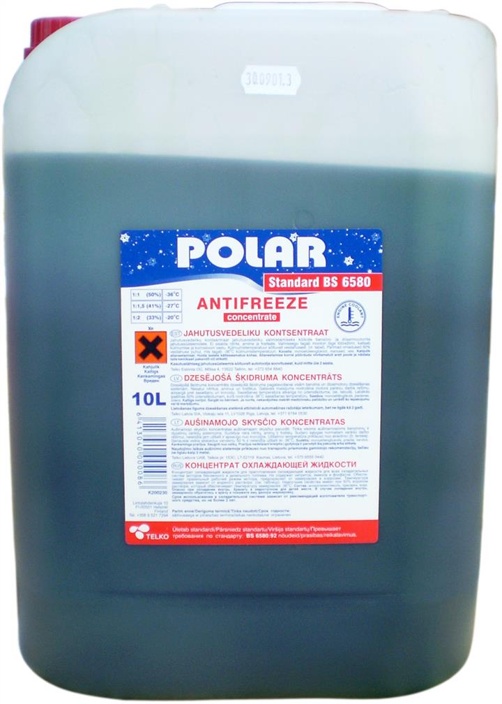 Polar K200230 Antifreeze Polar Standard BS 6580 G11 blue, concentrate -70, 10L K200230