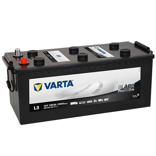 Varta 690034120A742 Battery Varta Promotive Black 12V 190AH 1200A(EN) L+ 690034120A742