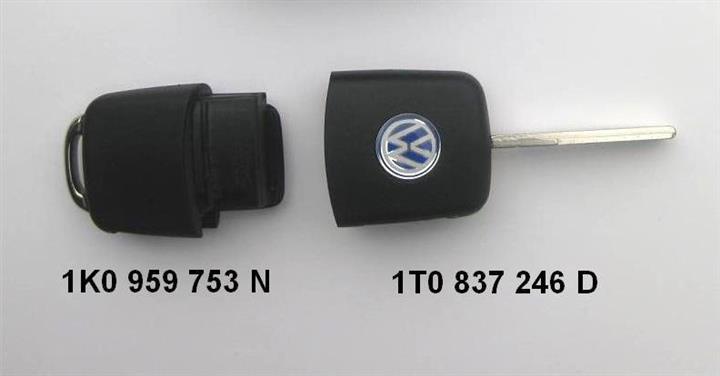 VAG 1K0 959 753 N 9B9 Volkswagen Key body 1K0959753N9B9